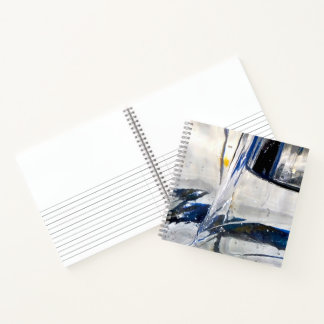 Cuaderno Esbozo de agua flotante y bloc de notas en espiral