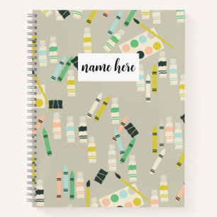 Cuaderno Esbozo de artistas personalizado