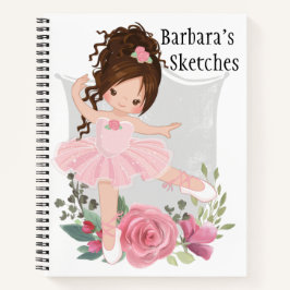 Cuaderno Esbozo de bailarina pequeña