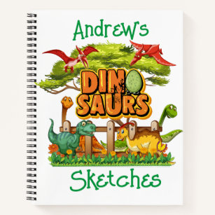 Libretas Dibujo Del Dinosaurio Libretas Dibujo Del Dinosaurio
