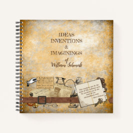 Cuaderno Esbozo de invenciones de Steampunk Ideas
