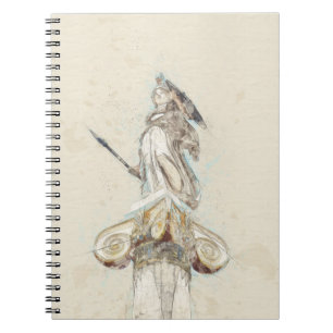 Cuaderno Esbozo de la estatua de Atenas