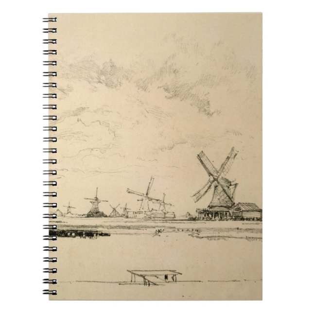 Cuaderno Esbozo de molinos de viento (Frente)