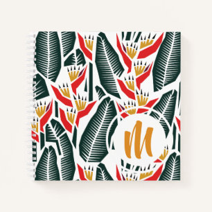 Cuaderno Esbozo de monograma de Heliconia Journal