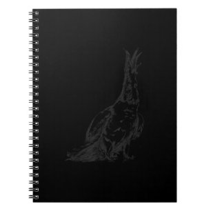 Cuaderno Esbozo de pájaro jungla tropical Macaw Parrot cost