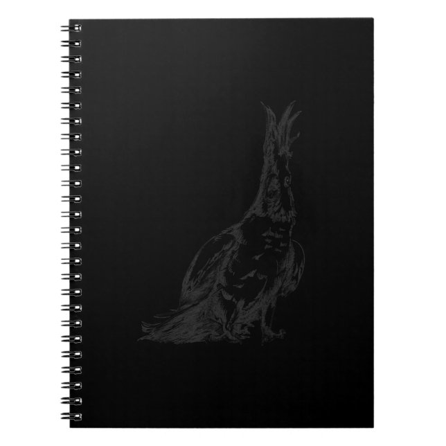 Cuaderno Esbozo de pájaro jungla tropical Macaw Parrot cost (Frente)
