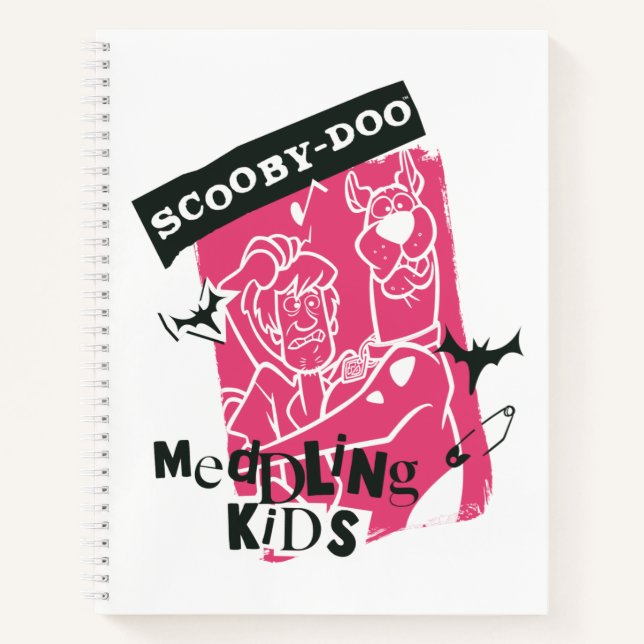 Cuaderno Esbozo de Punk para niños con mezcolanza y escopet (Anverso)
