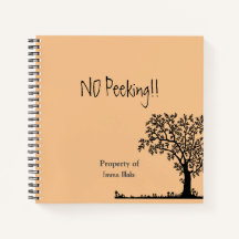 Esbozo espiral de 8,5" x 8,5" personalizado