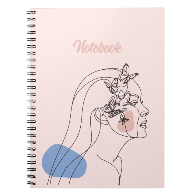 Cuaderno Esbozo lindo bloc de fotos Poster espiral (Frente)