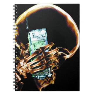Cuaderno Esbozo original de visión de rayos X en color en t