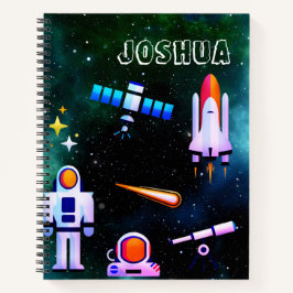 Cuaderno Esbozo personalizado de la colección de astronauta