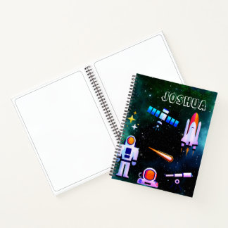 Cuaderno Esbozo personalizado de la colección de astronauta