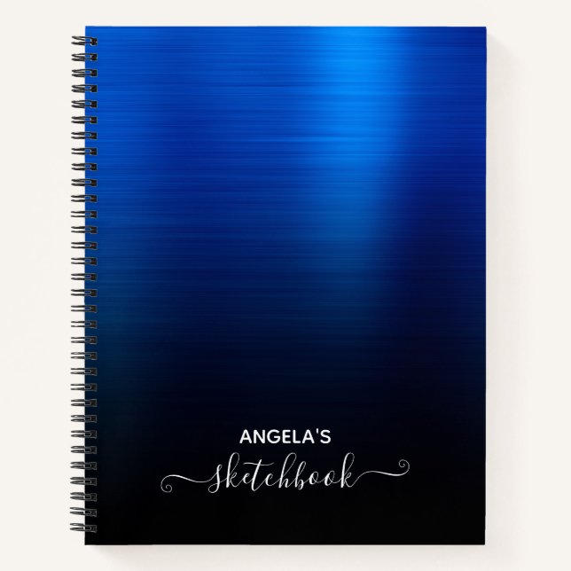 Cuaderno Esbozo real azul y negro de ocmbre (Anverso)