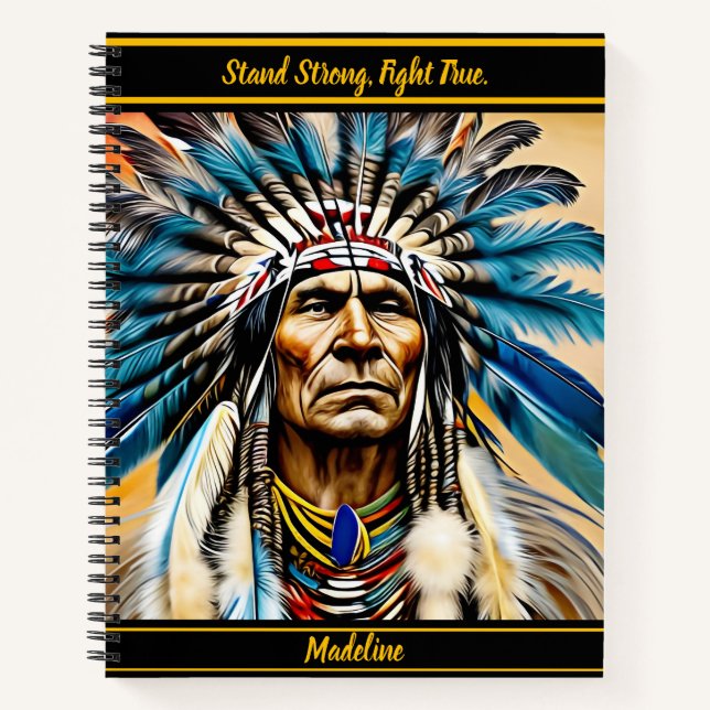 Cuaderno Esbozo tradicional: Espíritu salvaje (Anverso)