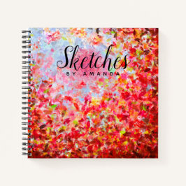 Cuaderno Esbozos personalizados Resumen de otoño deja el ci