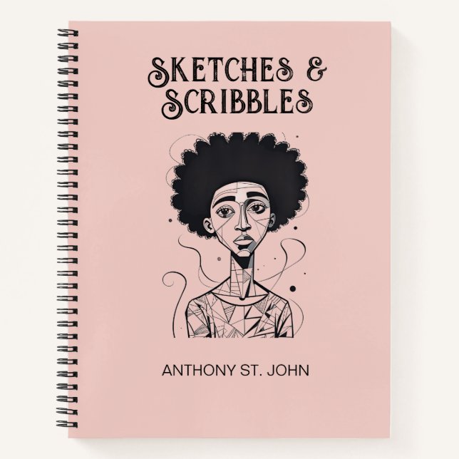 Cuaderno Esbozos personalizados y bloc de notas de análisis (Anverso)