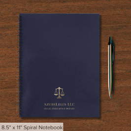 Cuaderno Escala de la Justicia de Oro Profesional Legal