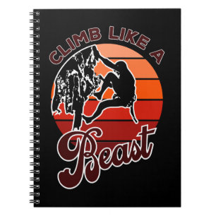 Cuaderno Escalando Montaña Escalando Como Una Bestia 541