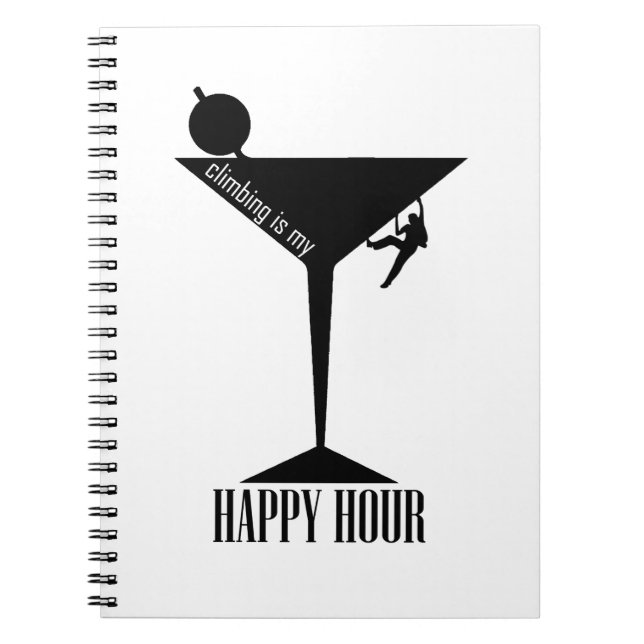 Cuaderno Escalar es mi Hora Feliz (Frente)