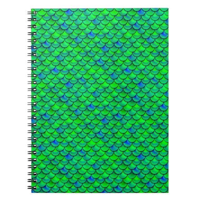 Cuaderno Escalas azules verdes caídas (Frente)