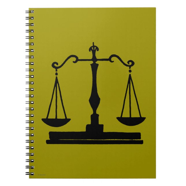 Cuaderno Escalas de la justicia (Frente)