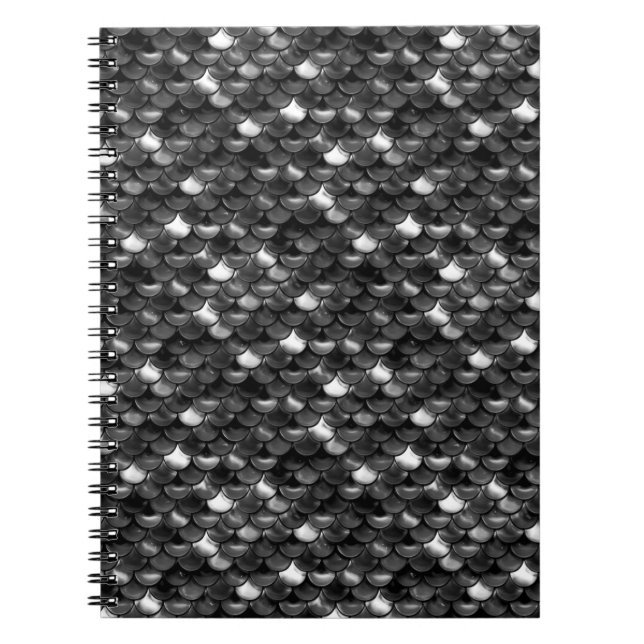 Cuaderno Escalas de negro y blanco caídas (Frente)