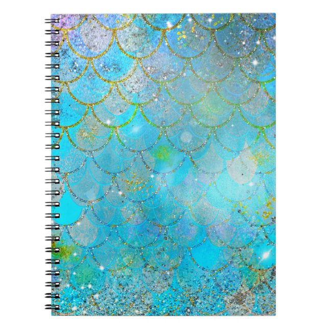 Cuaderno Escalas de sirena de la sirena de la perla irlande (Frente)
