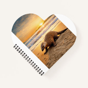 Cuaderno Escalas Zen: Yoga de Pangolín junto al Mar