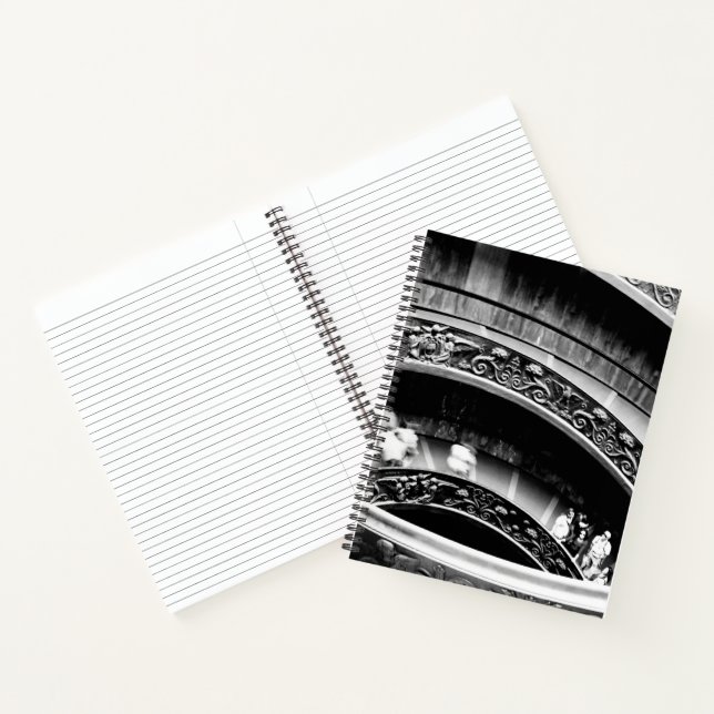 Cuaderno Escalera espiral negra y blanca (Interior)