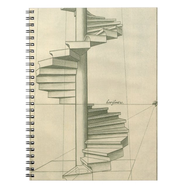 Cuaderno Escaleras arquitectónicas antiguas, escalera de ca (Frente)