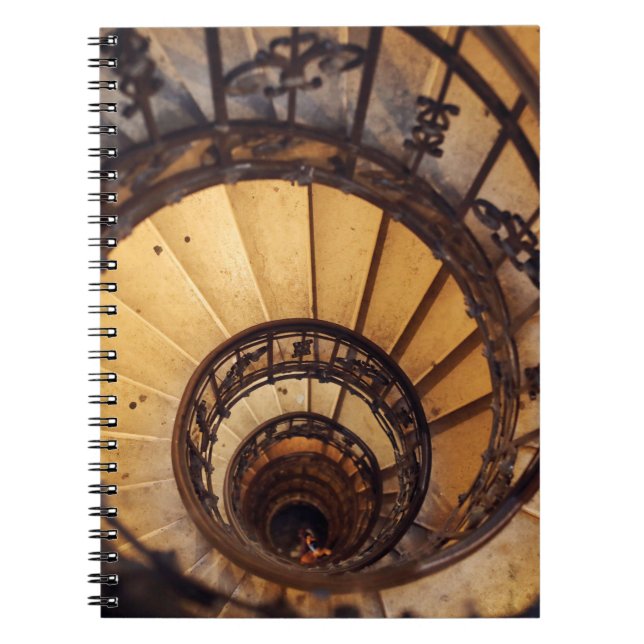 Cuaderno escaleras de circunvalación espiral escalera de ed (Frente)