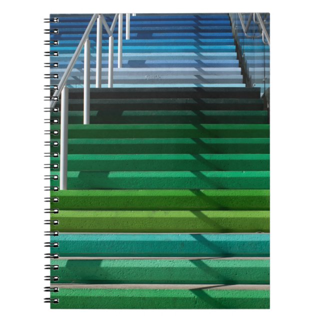 Cuaderno Escaleras multicolores (Frente)