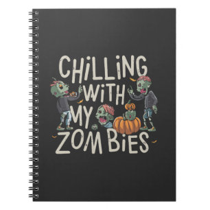Cuaderno Escalofriante Con Mis Zombies Divertidos Disfraces