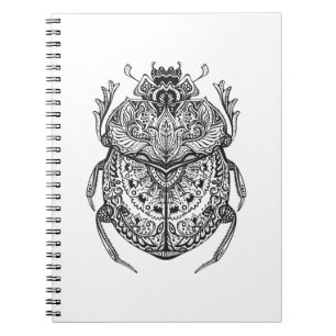Cuaderno Escarabajo africano Zendoodle