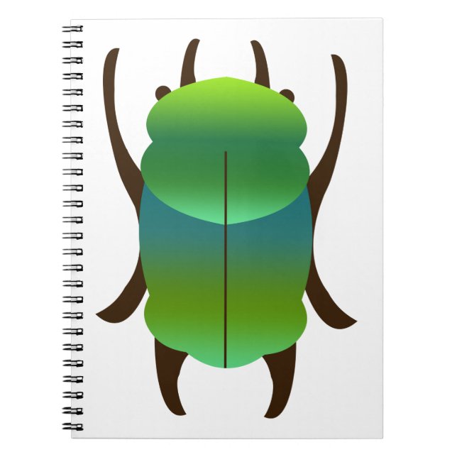 Cuaderno Escarabajo azul (Frente)