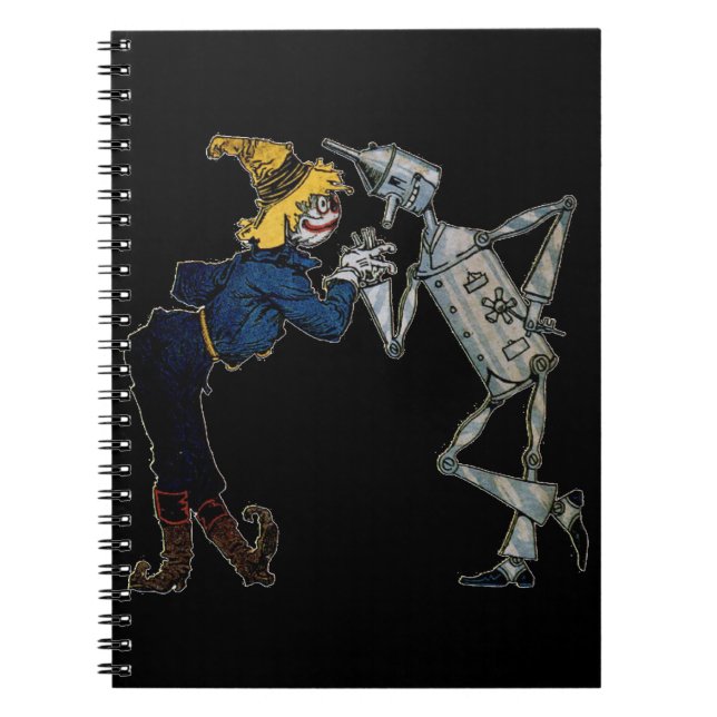 Cuaderno Escarecrow y Tin Man (Frente)