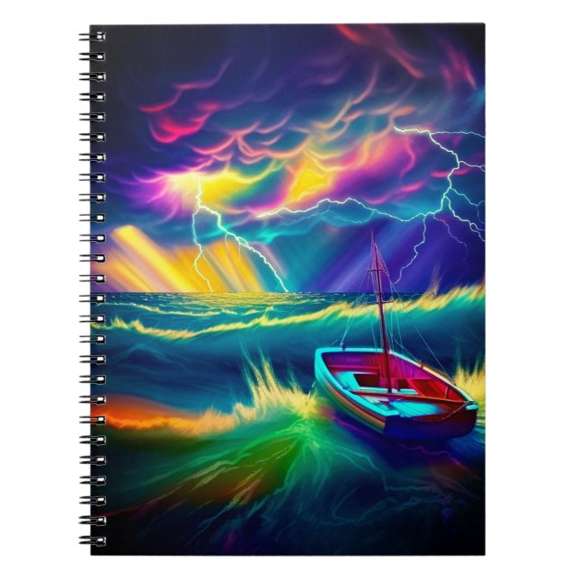 Cuaderno Escena artsy Boat (Frente)