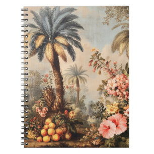 Cuaderno Escena Botánica Vintage con Palmeras