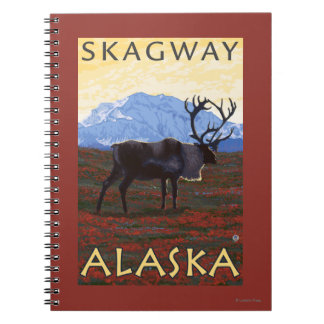 Cuaderno Escena Caribou - Skagway, Alaska