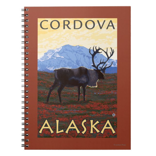 Cuaderno Escena caribú - Córdova, Alaska (Frente)