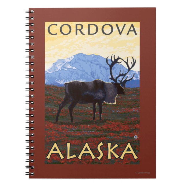 Cuaderno Escena caribú - Córdova, Alaska (Frente)