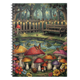 Cuaderno Escena de bosque Cottagecore