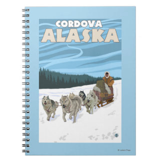 Cuaderno Escena de duelo de perro - Córdova, Alaska