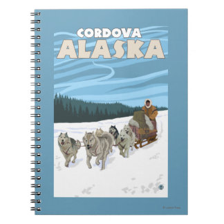 Cuaderno Escena de duelo de perro - Córdova, Alaska