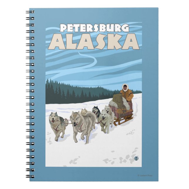 Cuaderno Escena de duelo de perro - Petersburgo, Alaska (Frente)