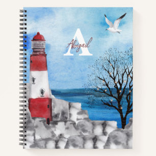 Cuaderno Escena de faro de bolas monográficas
