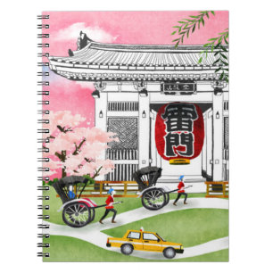 Cuaderno Escena de Japón