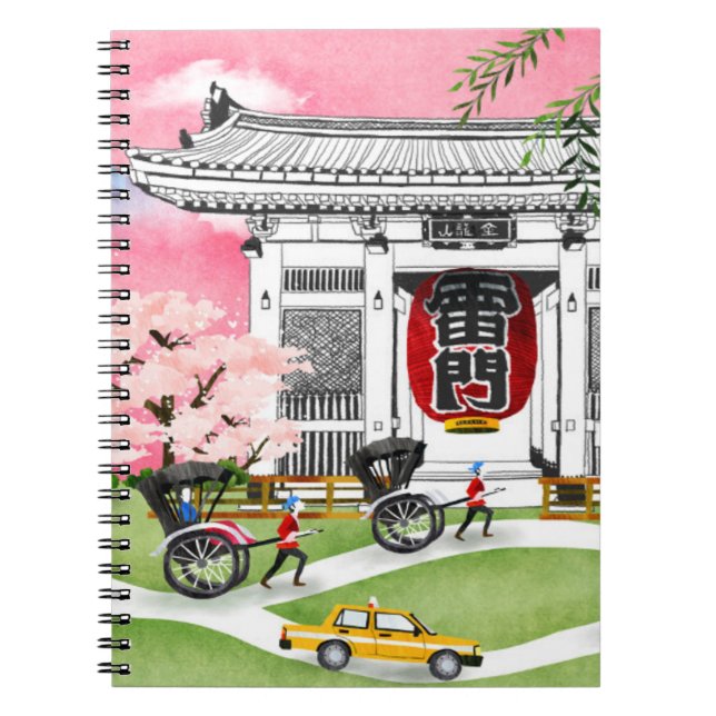 Cuaderno Escena de Japón (Frente)