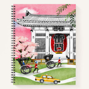 Cuaderno Escena de Japón