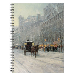 Cuaderno Escena de la calle Navidades de la ciudad de Victo